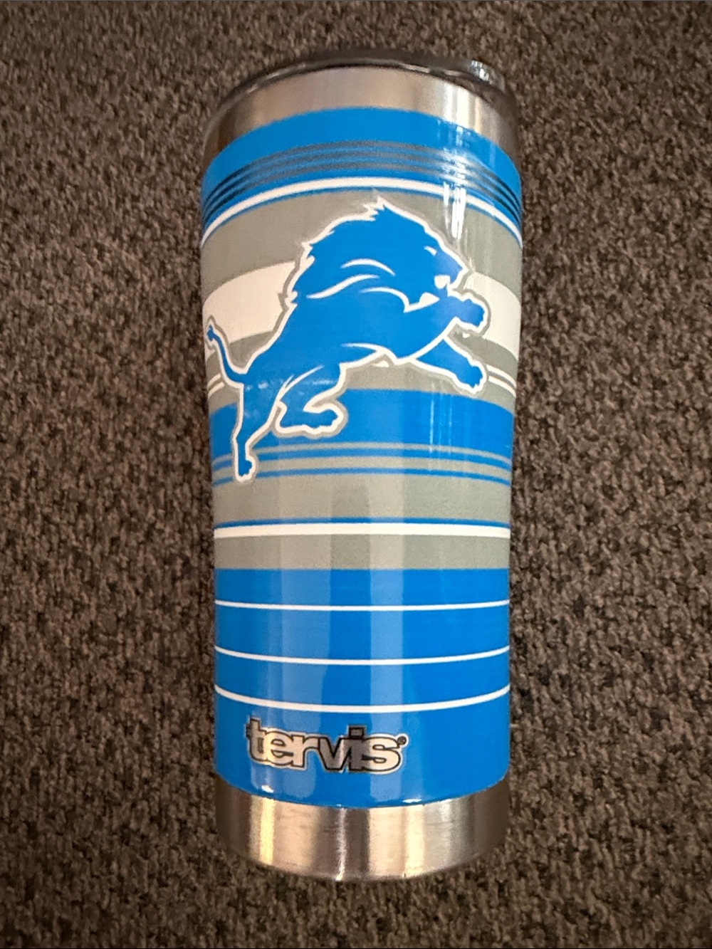 tervis Blue and Gray Detroit Lions Logo Tumbler